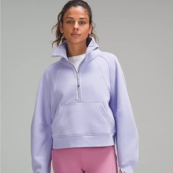 lululemon athletica Tops - Lululemon Scuba Oversized Funnel Neck Half Zip